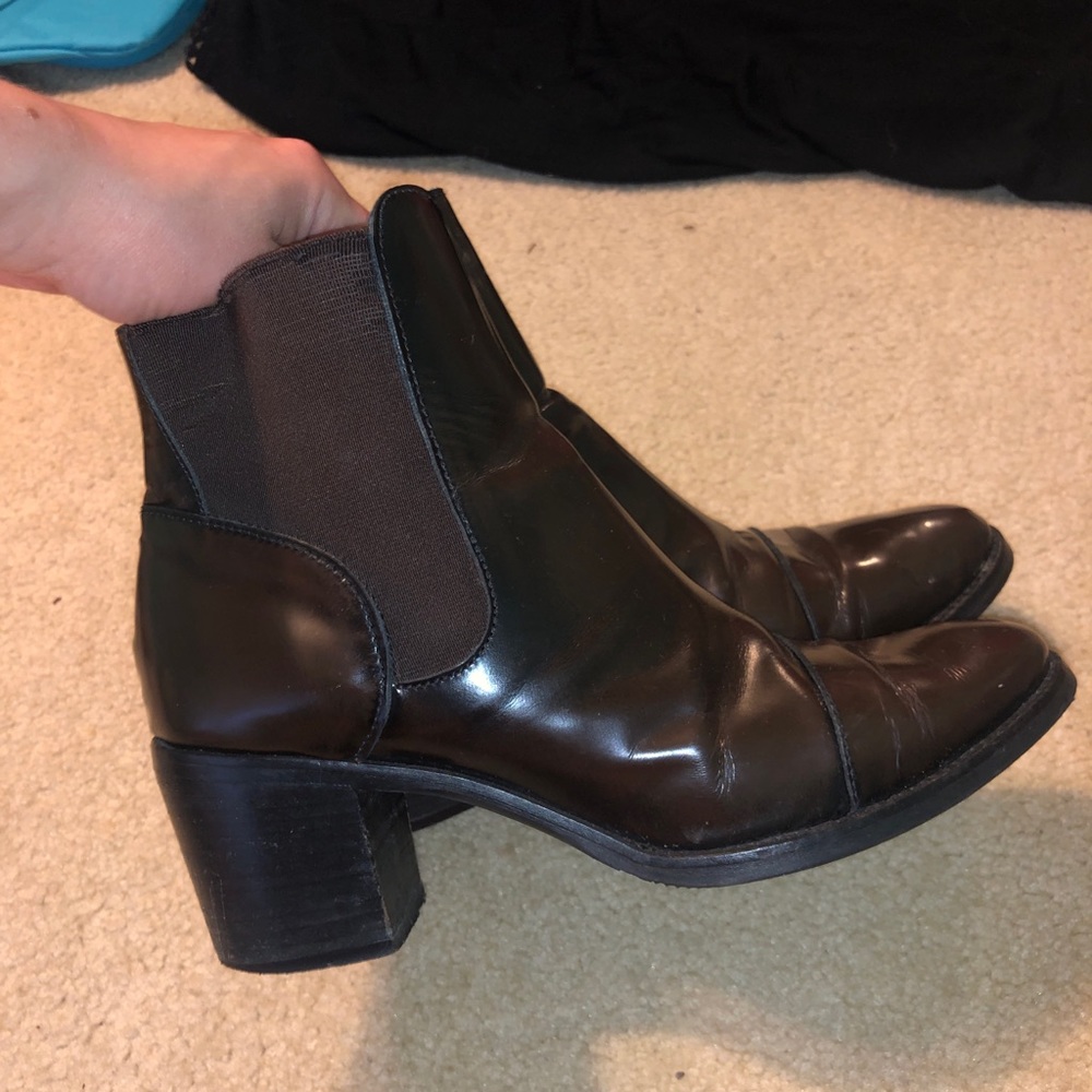 Dark Brown Booties